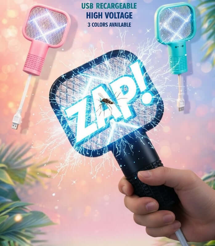 ZAP Pro USB Rechargeable Electric Mosquito Killer Racket